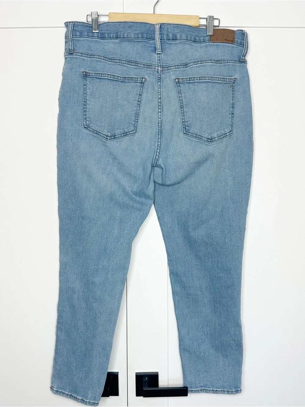 Madewell The Mid-Rise Perfect Vintage Jeans 33 16 plus straight leg medium wash - Picture 7 of 12